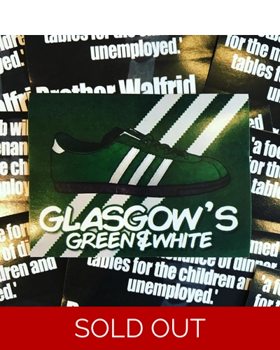 100 Stickers - Adidas 3 Stripes Glasgow